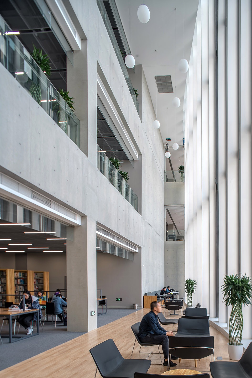 圖書館設計,校園圖書館設計,大學圖書館設計,北京圖書館設計,北京校園圖書館,北工大圖書館,北京工業大學逸夫圖書館,北京工業大學圖書館,WAU建築事務所,WAU建築,WAU建築設計