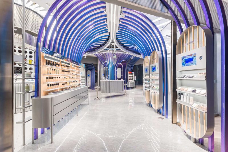 Storeage零售設計事務所 | 長沙B+Tube油罐美妝集合店