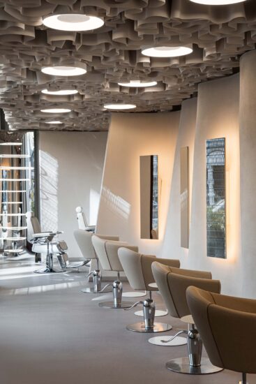 NOKE Architects丨波蘭華沙Ruby Blue美發沙龍店設計