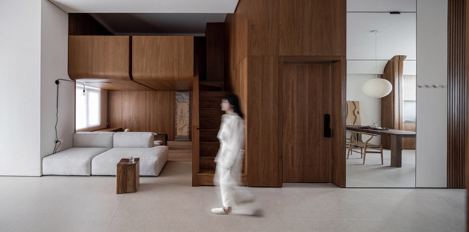 住宅設計,公寓設計,原木色,125㎡住宅設計,125㎡,有棲,夾層住宅設計,杭州家裝設計,杭州住宅設計,住宅設計案例,木卡工作室,MUKA ARCHITECTS