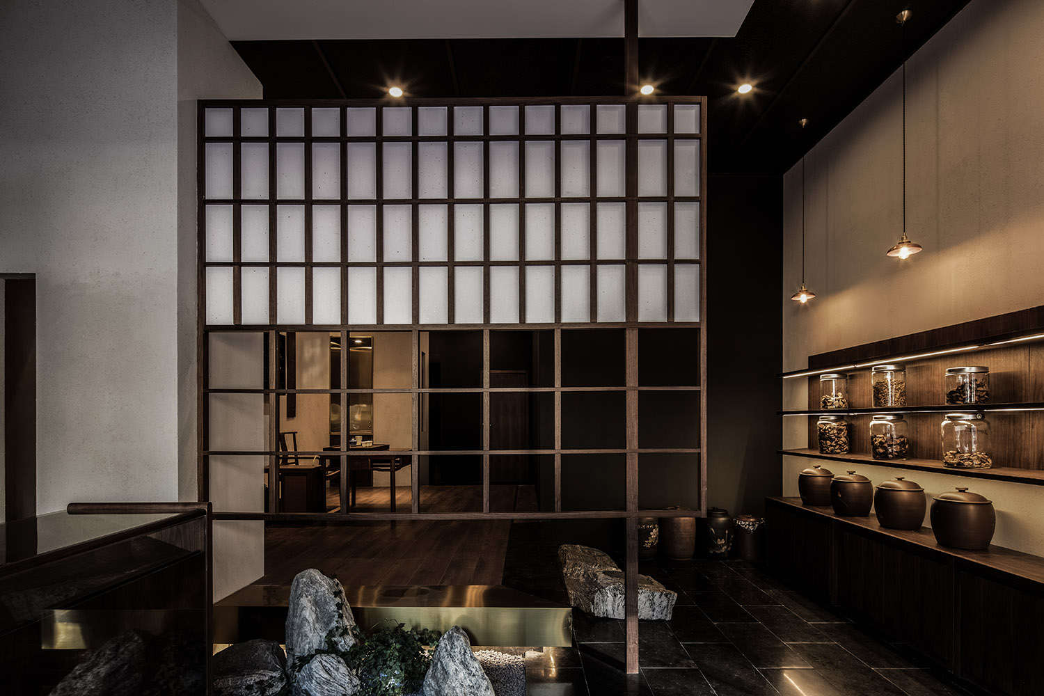 茶室設計,茶飲店設計,嘉興茶室設計,茶樓設計,茶室設計案例,垂直園林裏的茶室,門覺建築,門覺建築設計作品,門覺建築設計