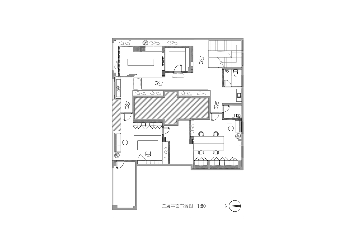 茶室設計,茶飲店設計,嘉興茶室設計,茶樓設計,茶室設計案例,垂直園林裏的茶室,門覺建築,門覺建築設計作品,門覺建築設計