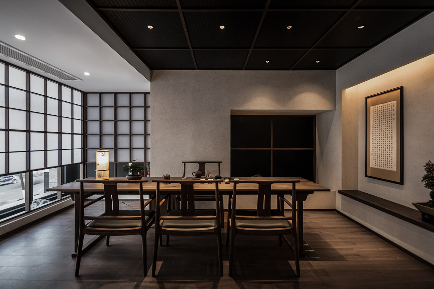 茶室設計,茶飲店設計,嘉興茶室設計,茶樓設計,茶室設計案例,垂直園林裏的茶室,門覺建築,門覺建築設計作品,門覺建築設計