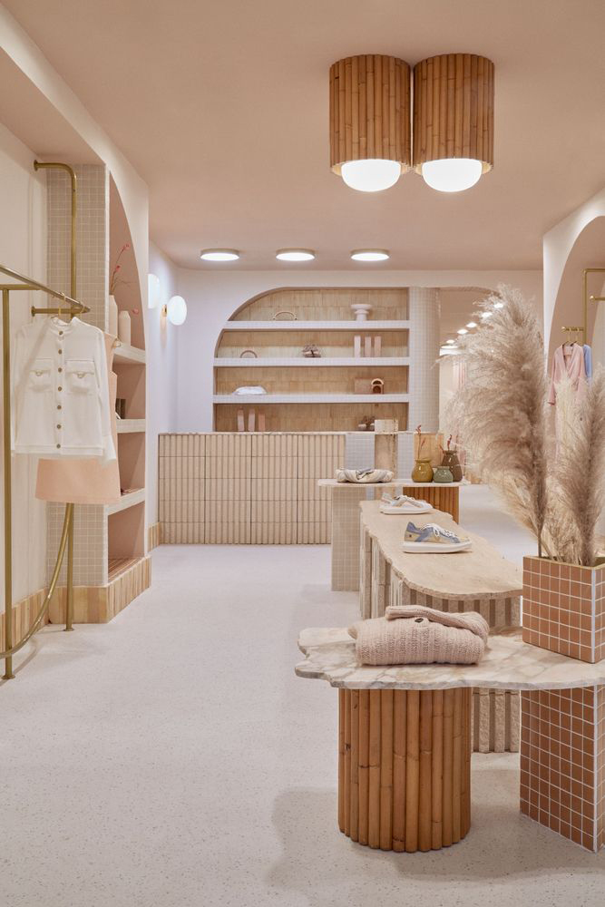 創意女裝店,西班牙,服裝店,服裝店設計案例,國外服裝店設計,Patricia Bustos Studio,創意服裝店設計案例,女裝概念店