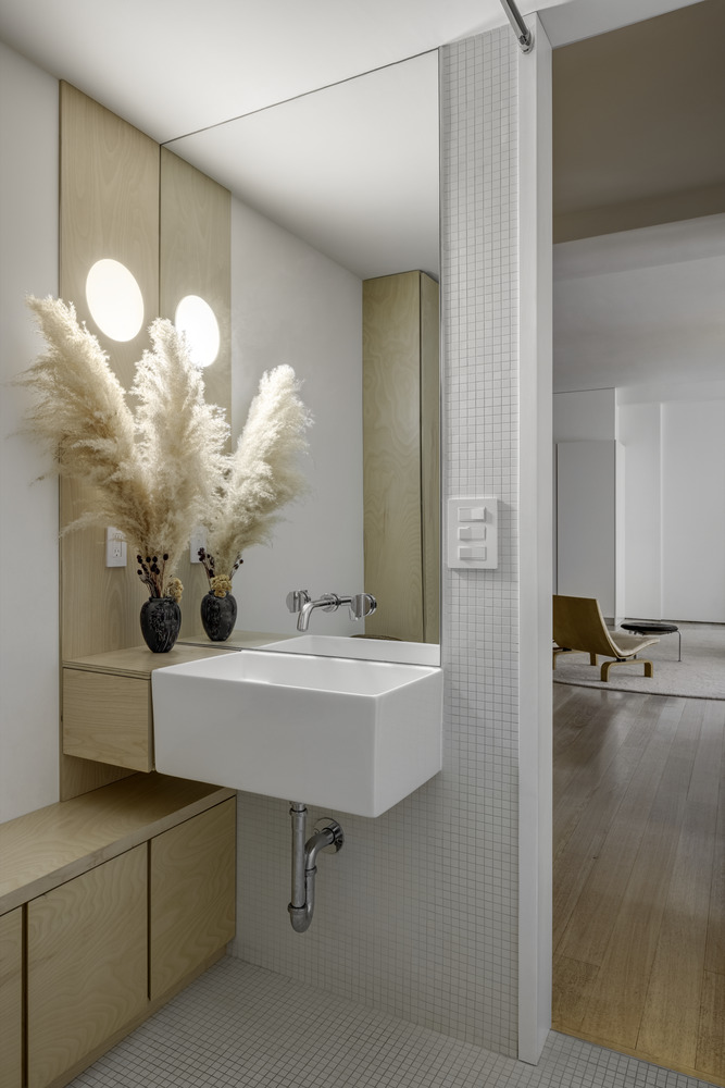 Nakworks,157㎡公寓,原木色,國外公寓設計,公寓設計案例,紐約,大開間