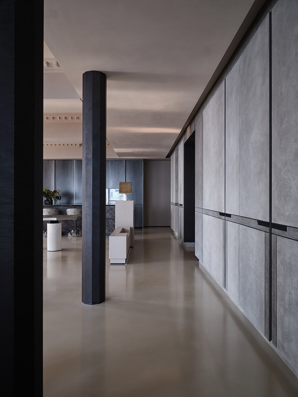 370㎡大平層設計,370㎡,住宅設計案例,大平層設計,侘寂風格住宅設計,侘寂風格住宅,大平層設計案例,南京住宅設計,南京大平層設計,南京“劇場”住宅,ht DESIGN STUDIO,ht DESIGN