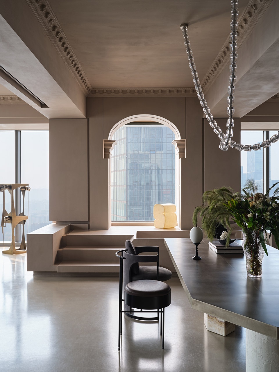 370㎡大平層設計,370㎡,住宅設計案例,大平層設計,侘寂風格住宅設計,侘寂風格住宅,大平層設計案例,南京住宅設計,南京大平層設計,南京“劇場”住宅,ht DESIGN STUDIO,ht DESIGN