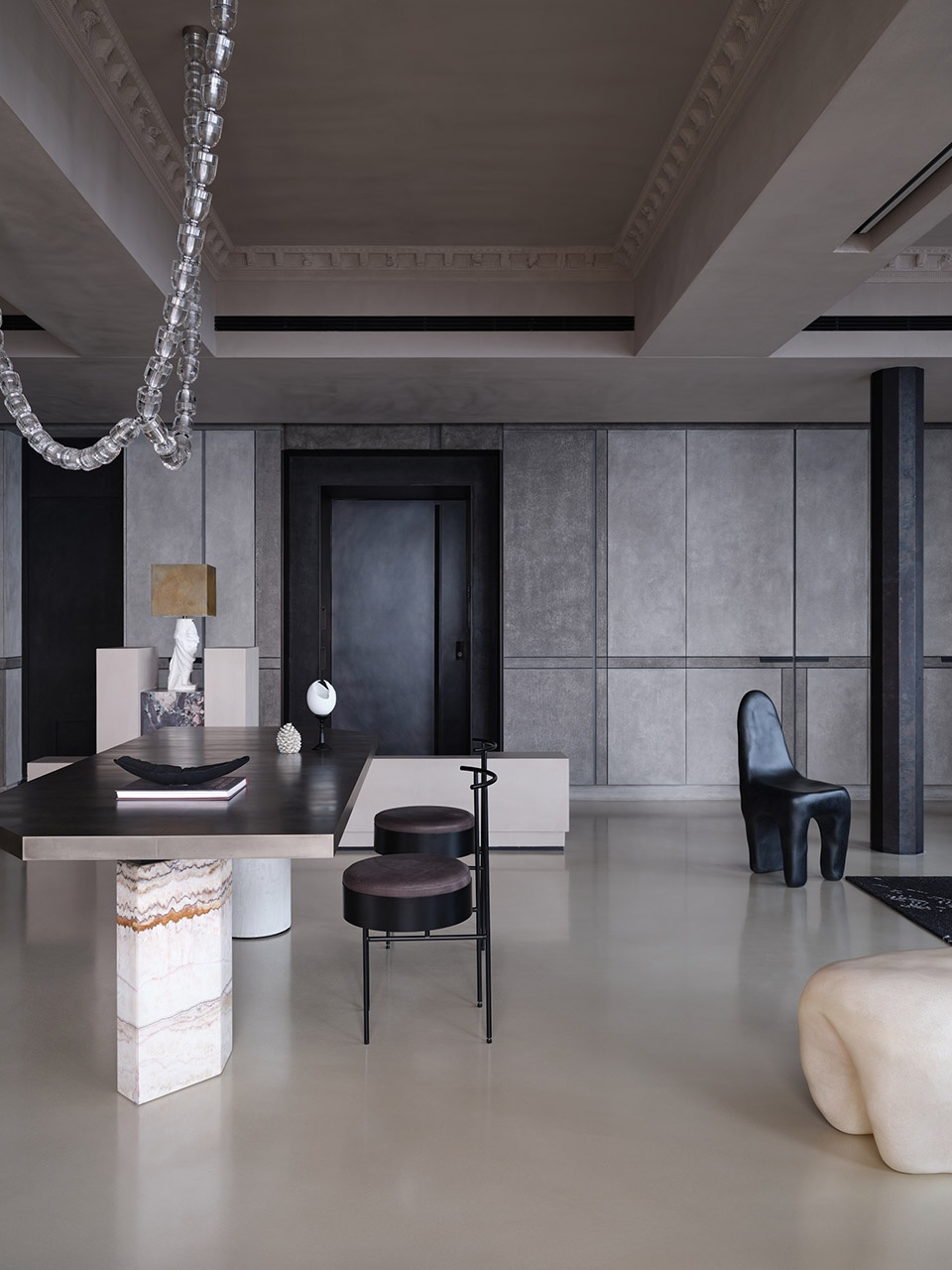 370㎡大平層設計,370㎡,住宅設計案例,大平層設計,侘寂風格住宅設計,侘寂風格住宅,大平層設計案例,南京住宅設計,南京大平層設計,南京“劇場”住宅,ht DESIGN STUDIO,ht DESIGN