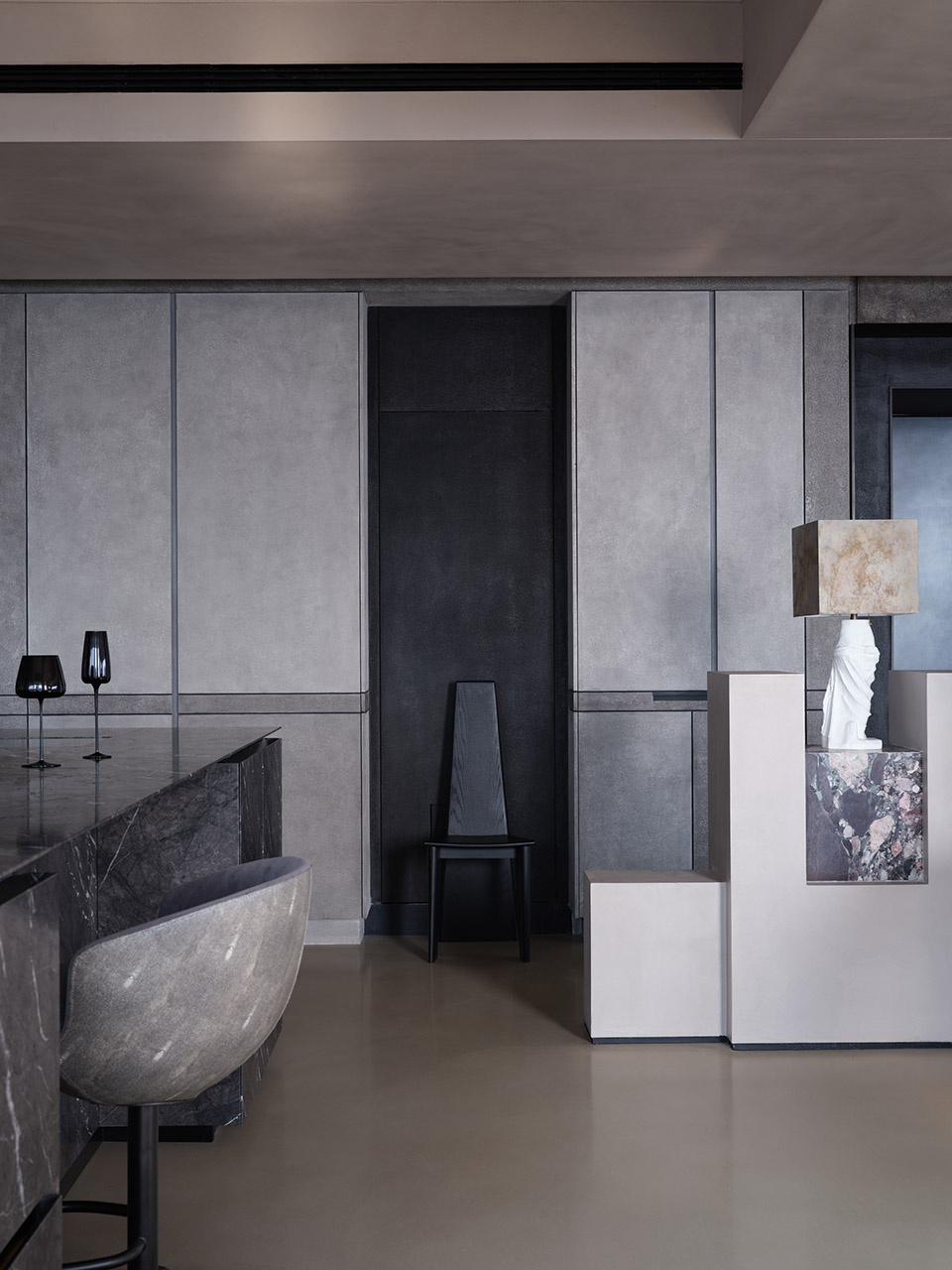 370㎡大平層設計,370㎡,住宅設計案例,大平層設計,侘寂風格住宅設計,侘寂風格住宅,大平層設計案例,南京住宅設計,南京大平層設計,南京“劇場”住宅,ht DESIGN STUDIO,ht DESIGN