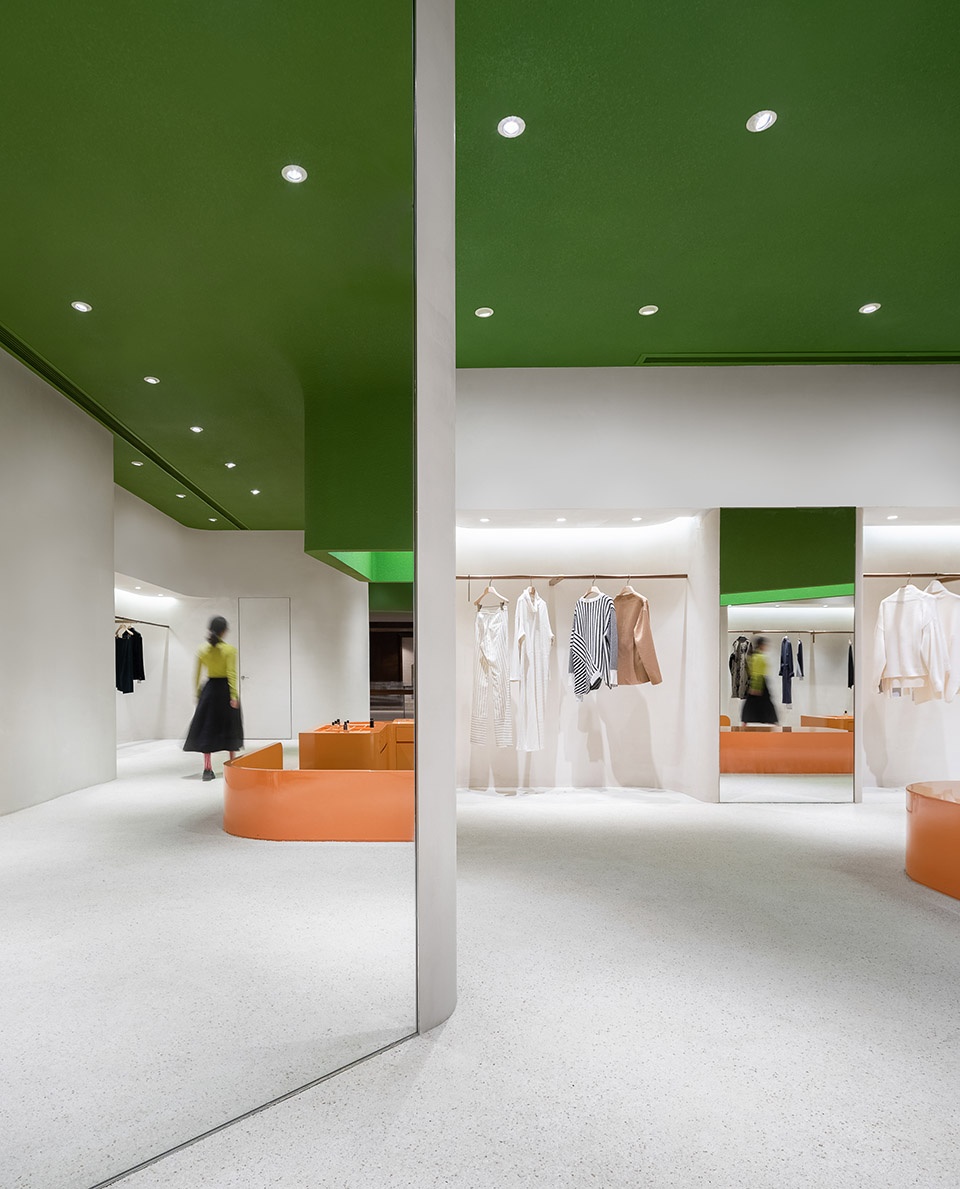 服裝店設計,上海服裝店設計,零售店設計,商業空間,女裝店設計,上海女裝店設計,精品女裝店設計,時裝店設計,咖啡店,街角咖啡店,上海TU天安千樹店,TU天安千樹店,TU,上海TU,彈性設計工作室,彈性設計