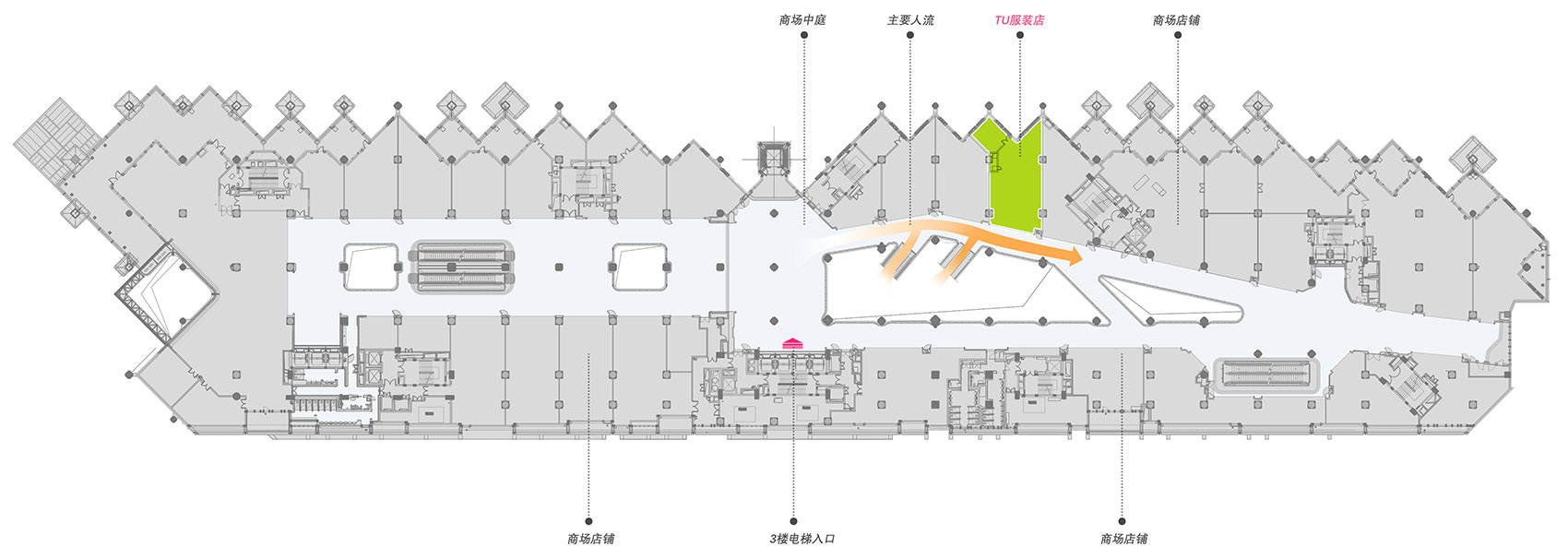 服裝店設計,上海服裝店設計,零售店設計,商業空間,女裝店設計,上海女裝店設計,精品女裝店設計,時裝店設計,咖啡店,街角咖啡店,上海TU天安千樹店,TU天安千樹店,TU,上海TU,彈性設計工作室,彈性設計