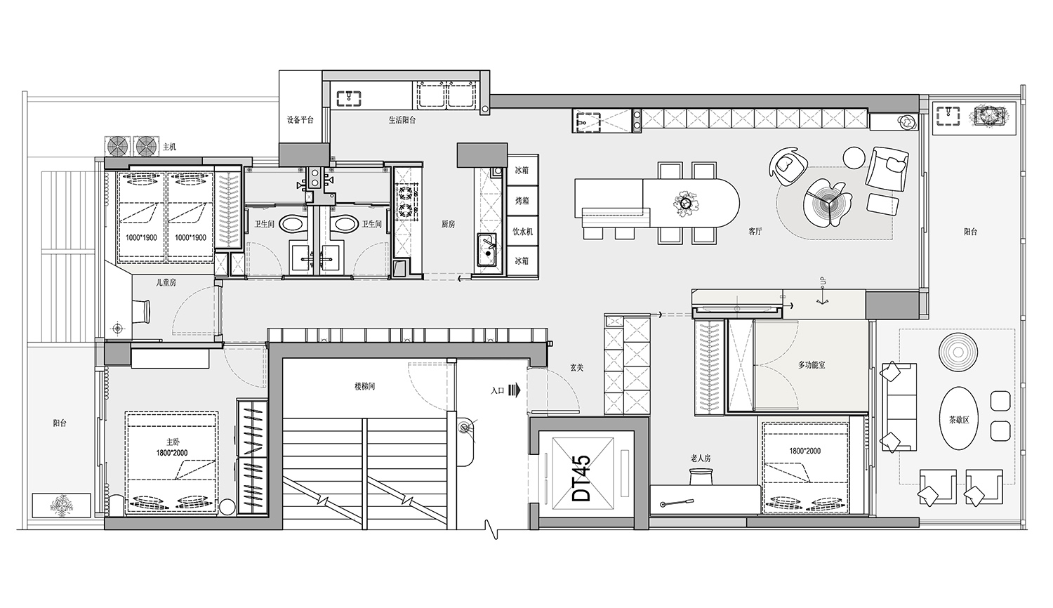 150㎡住宅設計,住宅設計,150㎡,家裝設計,住宅設計案例,開放式布局,設計師的家,深圳住宅設計,小戶型設計,深圳小戶型設計,逸森設計,逸森設計作品,崔傳石