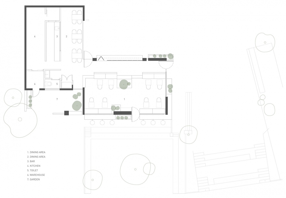 餐廳設計,惠州餐廳設計,休閑餐廳設計,餐廳設計案例,社區餐廳設計,惠州鹽禾小院餐廳,鹽禾小院餐廳,鹽禾小院,Informal異規設計,異規設計,Informal