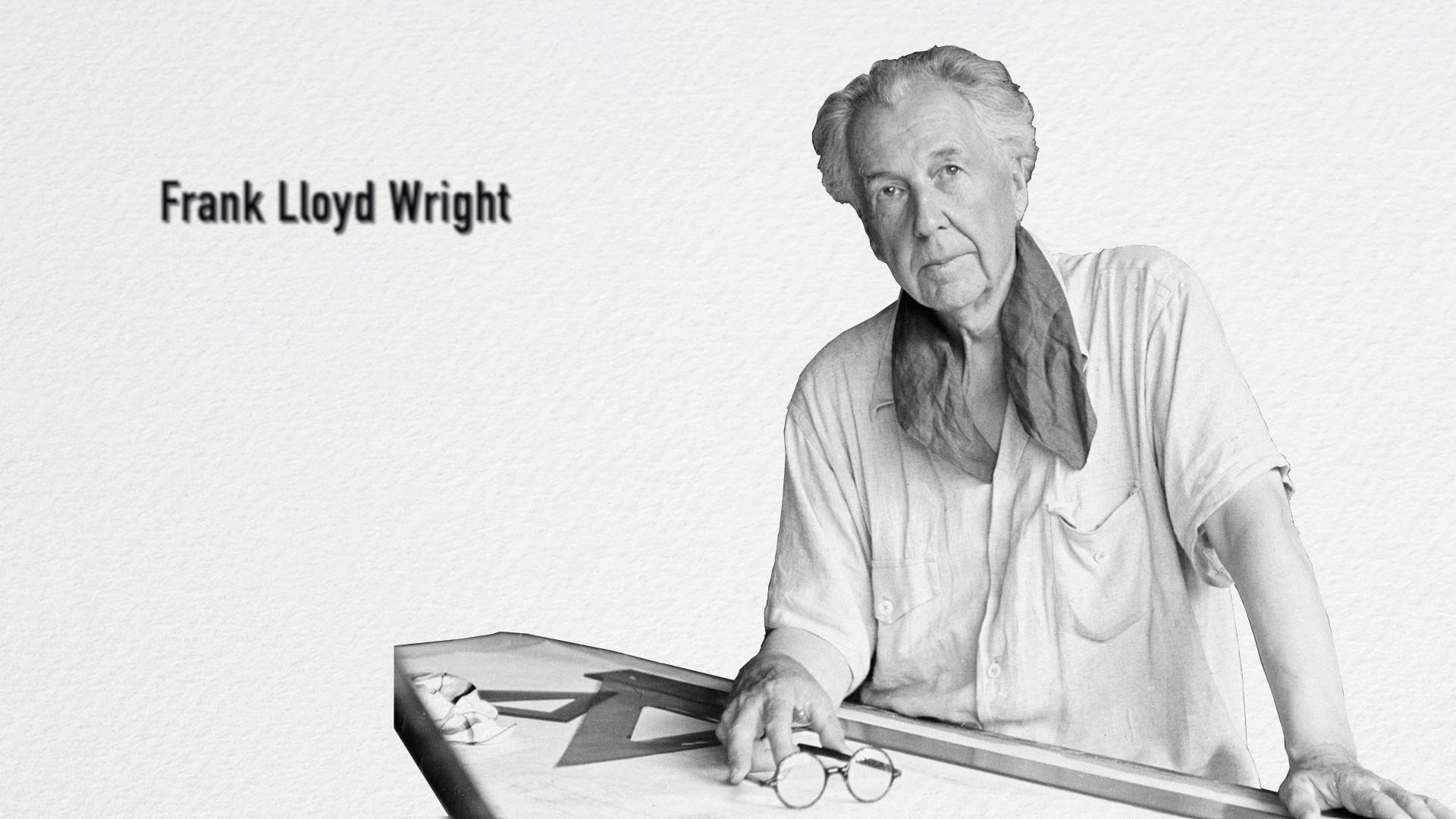 弗蘭克·勞埃德·賴特,Frank Lloyd Wright,有機建築,紐約古根海姆美術館,賴特建築視頻,賴特作品,東京帝國飯店,流水別墅,田園學派,最偉大的美國建築師