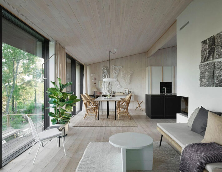 斯堪的納維亞自然生活方式-森林別墅設計