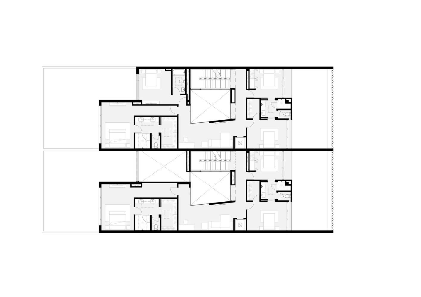 YDR estudio,別墅設計案例,別墅設計,DEOC Arquitectos,650㎡,原木色+白色,國外別墅設計,別墅設計方案