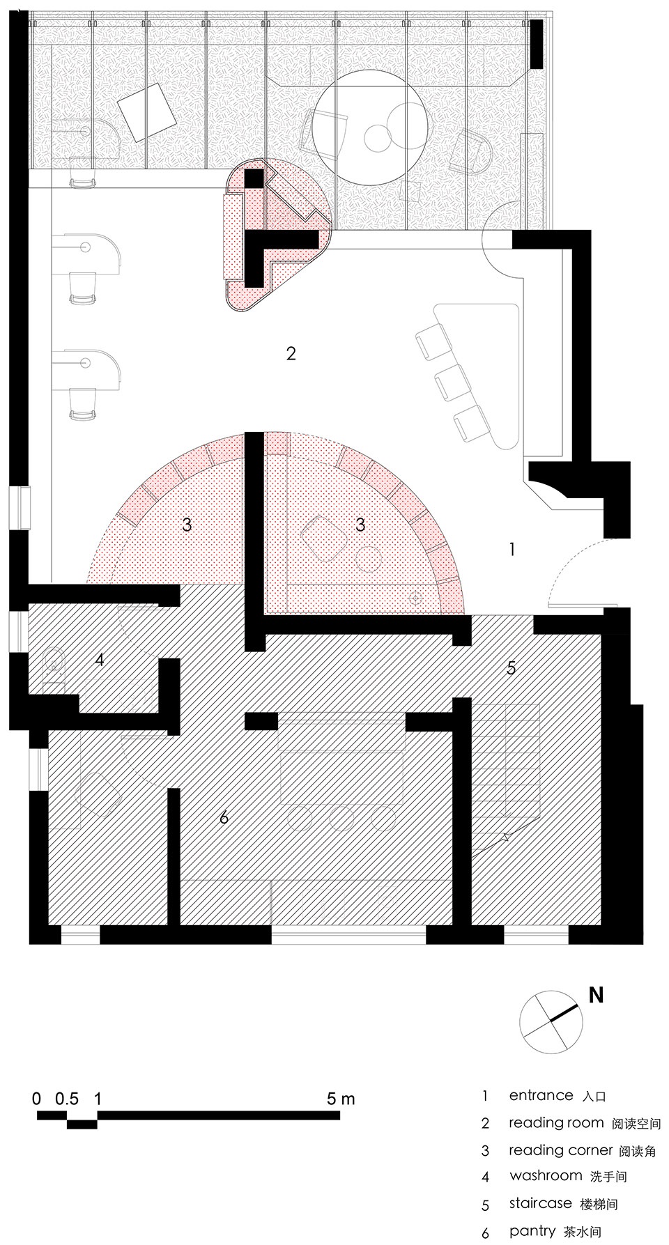 圖書室設計,書店設計,小書店設計,書店設計案例,圖書室設計,圖書館設計,半公共的圖書室,上海半公共的圖書室,西濤設計工作室,西濤設計,atelier tao+c