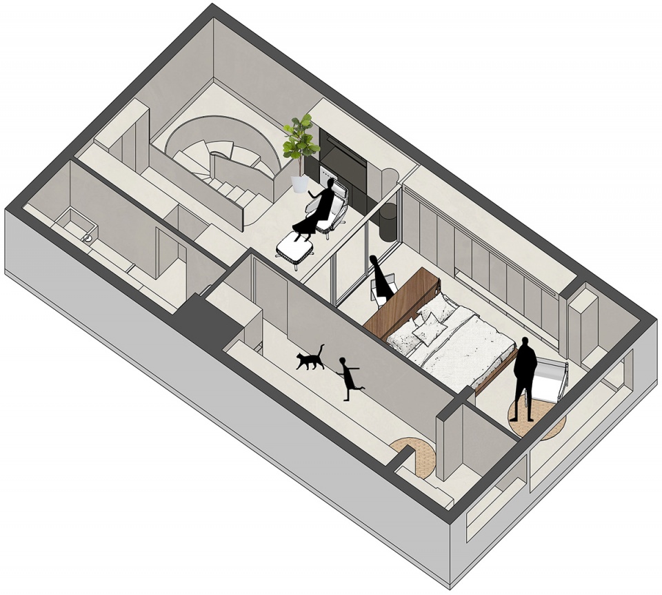 160㎡住宅設計,160㎡,複式住宅設計,家裝設計,北京複式設計,北京住宅設計,複式住宅設計案例,住宅設計案例,墉舍,辰境設計,辰境設計作品