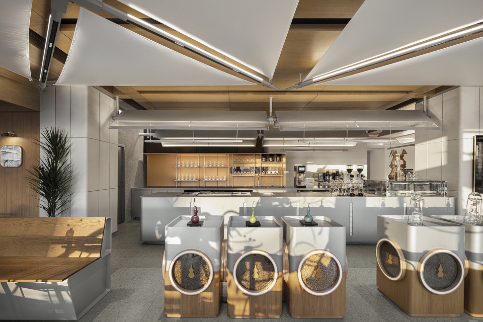 深圳咖啡店設計,咖啡店設計,咖啡店設計案例,深圳咖啡店,HULOHULO,HULOHULO咖啡,HULOHULO萬象天地店,葫蘆咖啡,深圳葫蘆咖啡,索拉設計,SORA