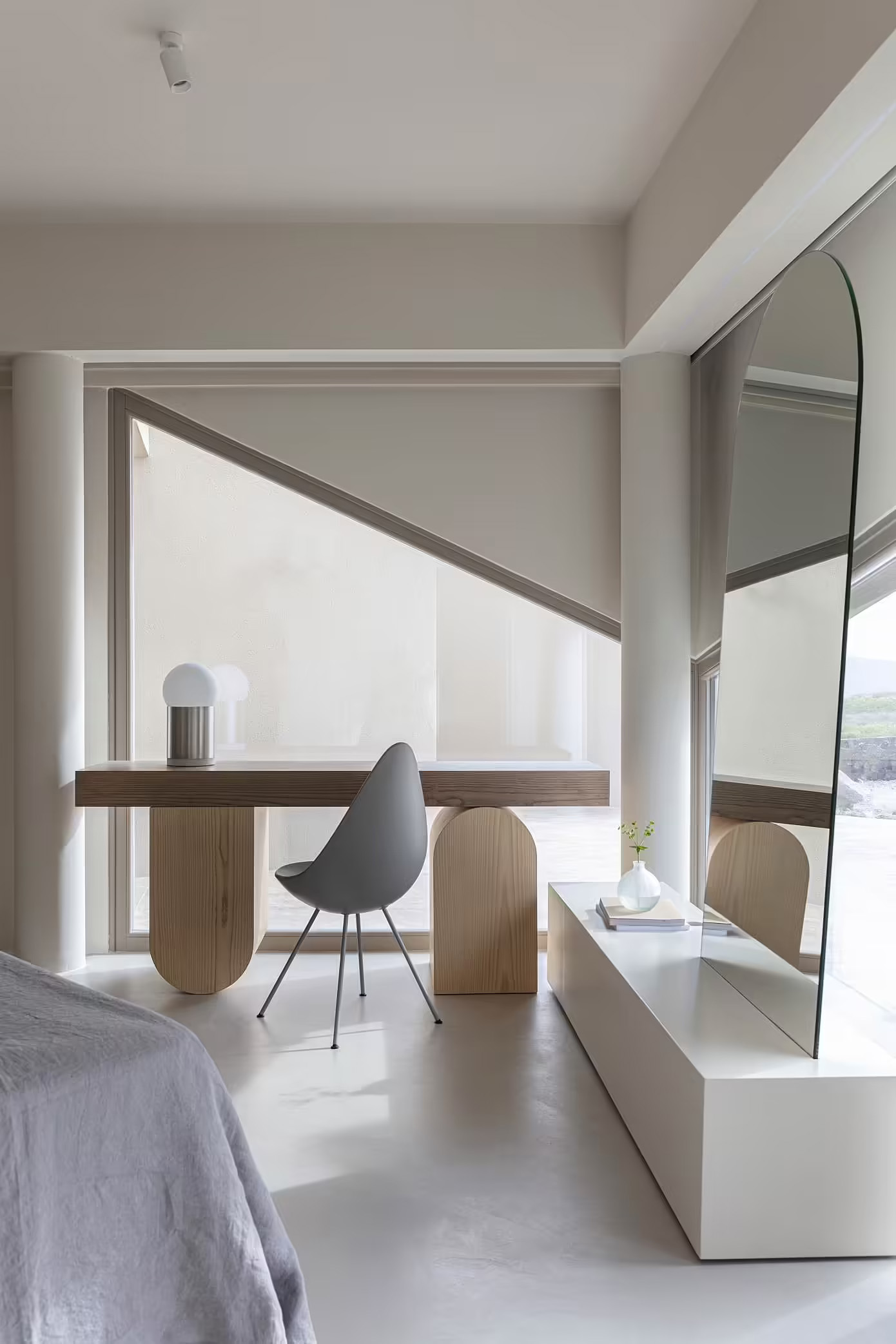 度假別墅,國外別墅設計,度假別墅設計案例,希臘,聖托裏尼島,Kapsimalis Architects,別墅設計,微水泥,建築設計