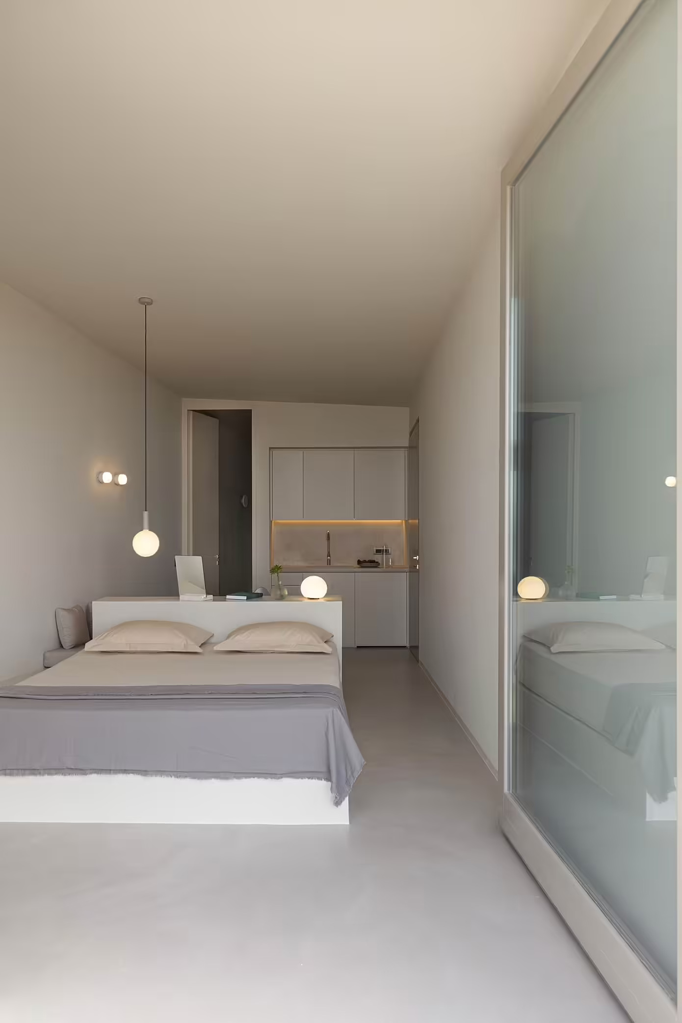 度假別墅,國外別墅設計,度假別墅設計案例,希臘,聖托裏尼島,Kapsimalis Architects,別墅設計,微水泥,建築設計