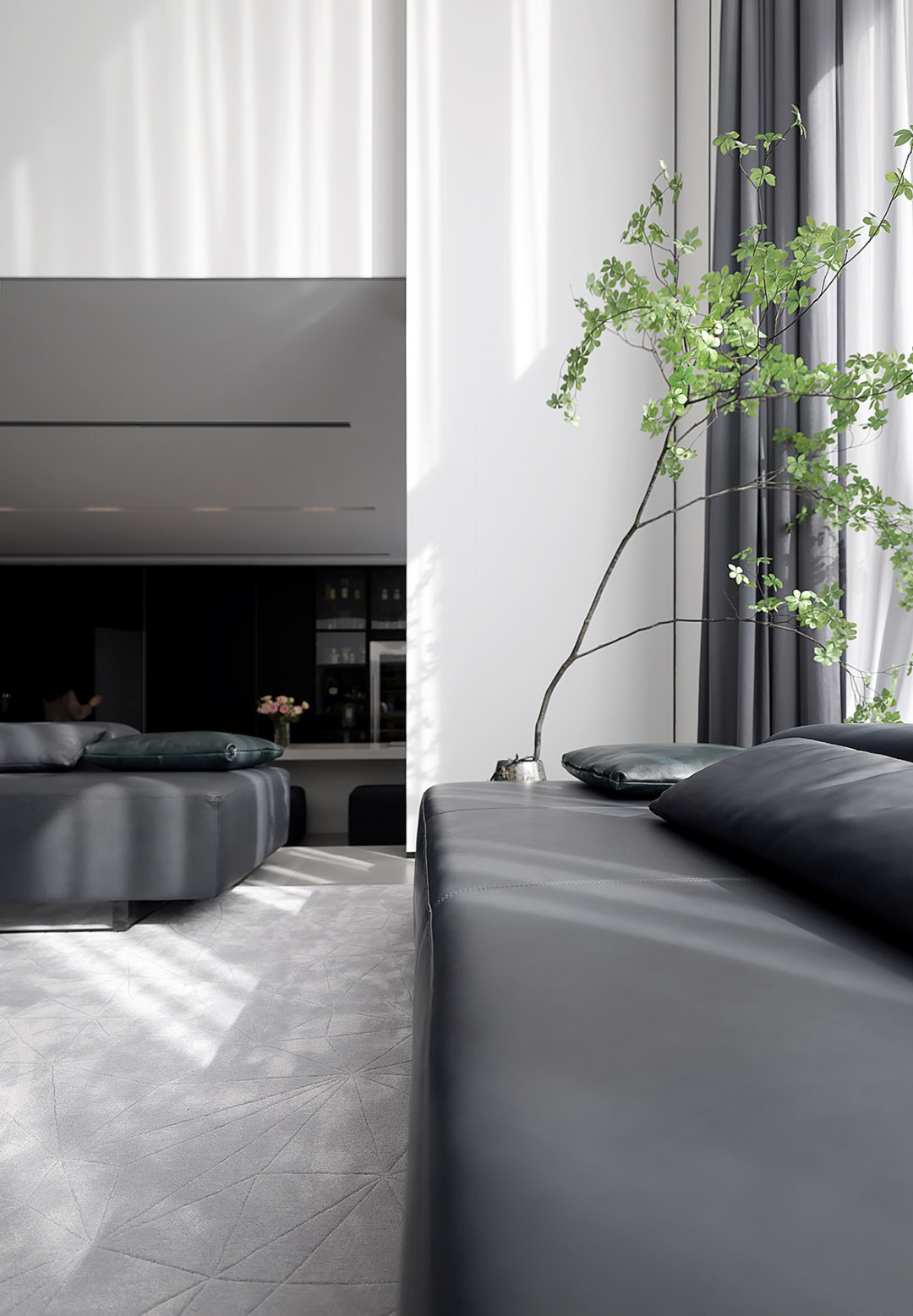 1000㎡別墅設計,住宅設計案例,別墅設計,住宅設計,1000㎡,極簡風格別墅設計,上海別墅設計,佘山極簡別墅,別墅設計案例,張鑫,設計師張鑫,鑫作空間設計,鑫作空間