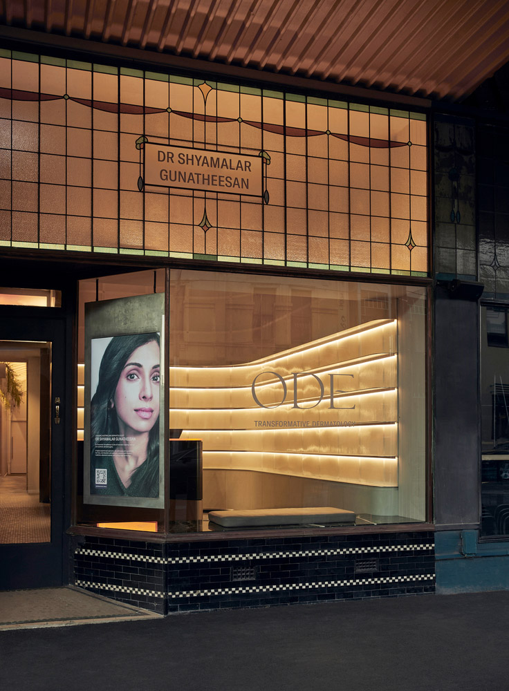 診所設計,國外診所設計,診所設計案例,Foolscap Studio,墨爾本,ODE Dermatology,皮膚管理診所,獨立診所設計,美容診所