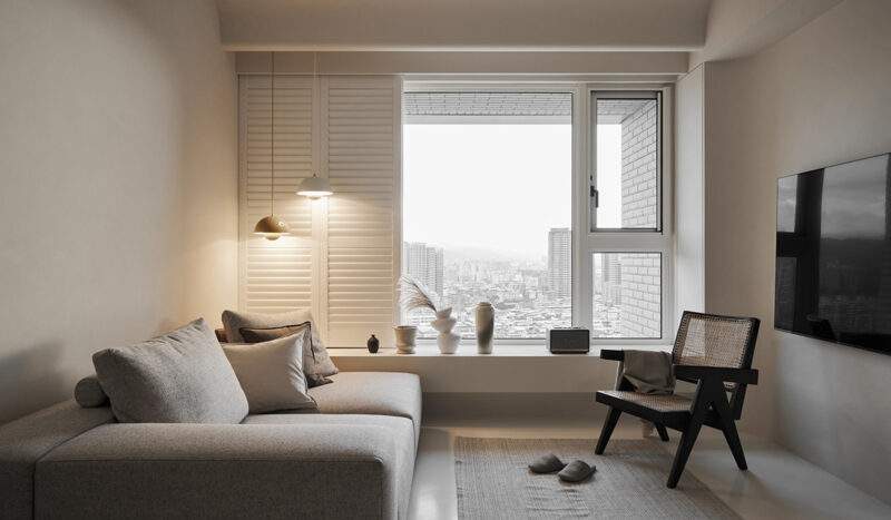 寓子設計 | 85㎡，鹽係風格的純粹浪漫小宅