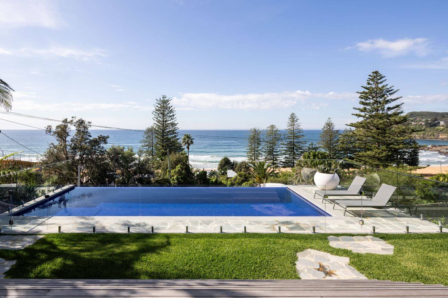 Rama Architects,405㎡,悉尼,海景別墅,別墅設計,國外別墅設計案例,悉尼海景別墅設計,Sydney Whale Beach,泳池別墅
