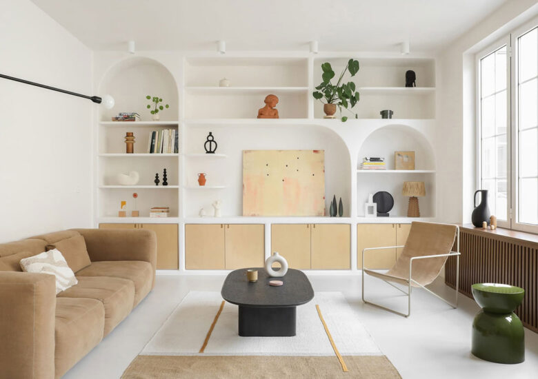 Heju | 100㎡，白色+原木色，巴黎曆史街道裏的溫馨閣樓公寓