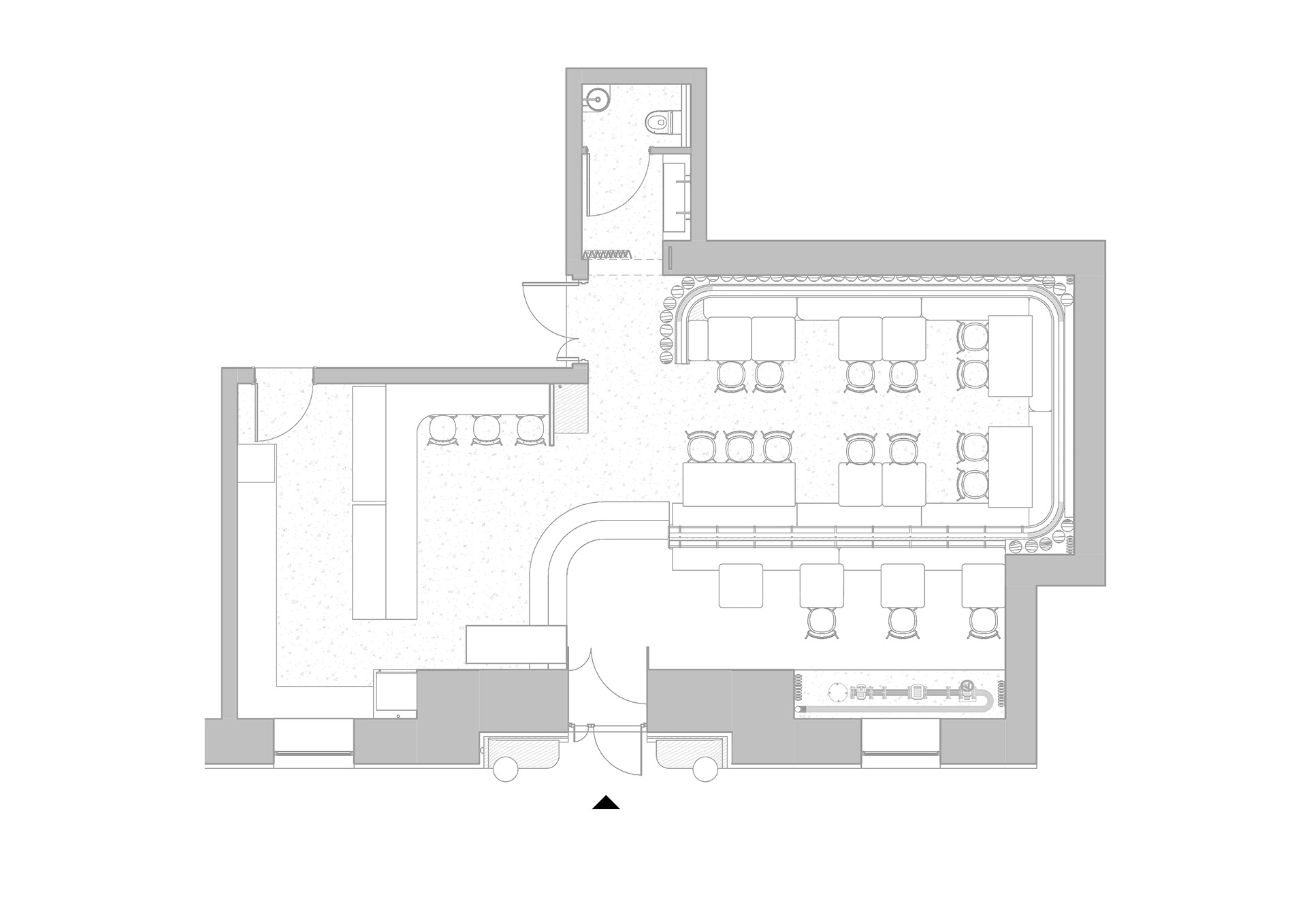 KIDZ Studio,俄羅斯,聖彼得堡,餐廳,餐廳設計案例,100㎡,餐廳設計案例,餐廳裝修設計,國外餐廳設計
