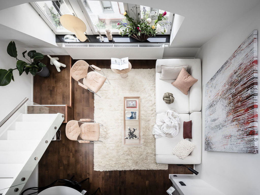 ENTRANCE,閣樓設計案例,小戶型設計案例,瑞典哥德堡,55㎡,閣樓,複式,閣樓裝修,閣樓改造設計