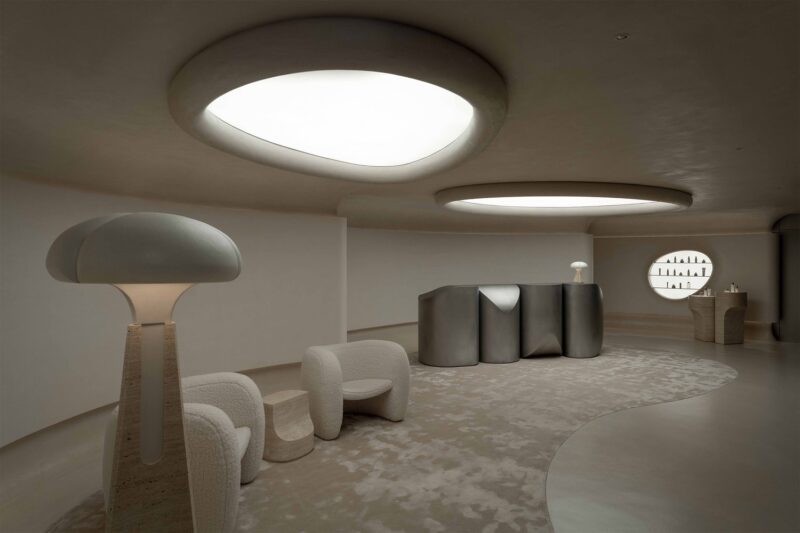 NC Design + Architecture | 香港以蘑菇為靈感的洞穴式醫療美容中心