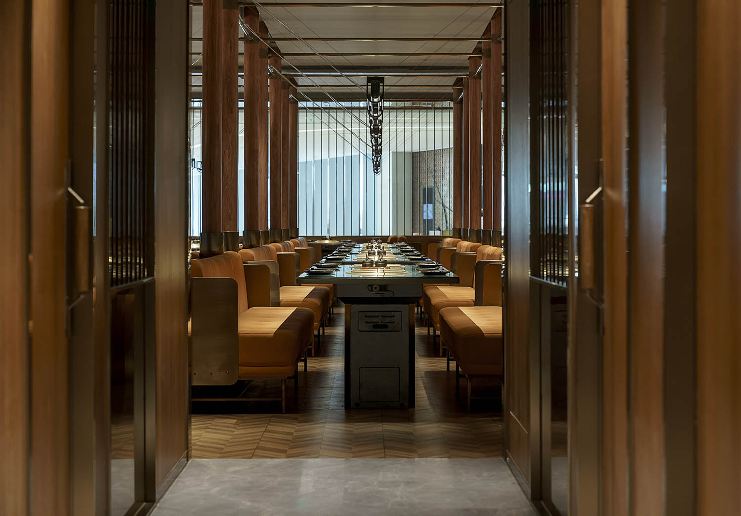 上海YO!NIKU日式燒肉酒吧餐廳,日式燒肉餐廳設計案例,杜茲設計,上海,上海餐廳設計,YO!niku,上海大寧久光,日式燒肉酒吧餐廳,餐廳裝修