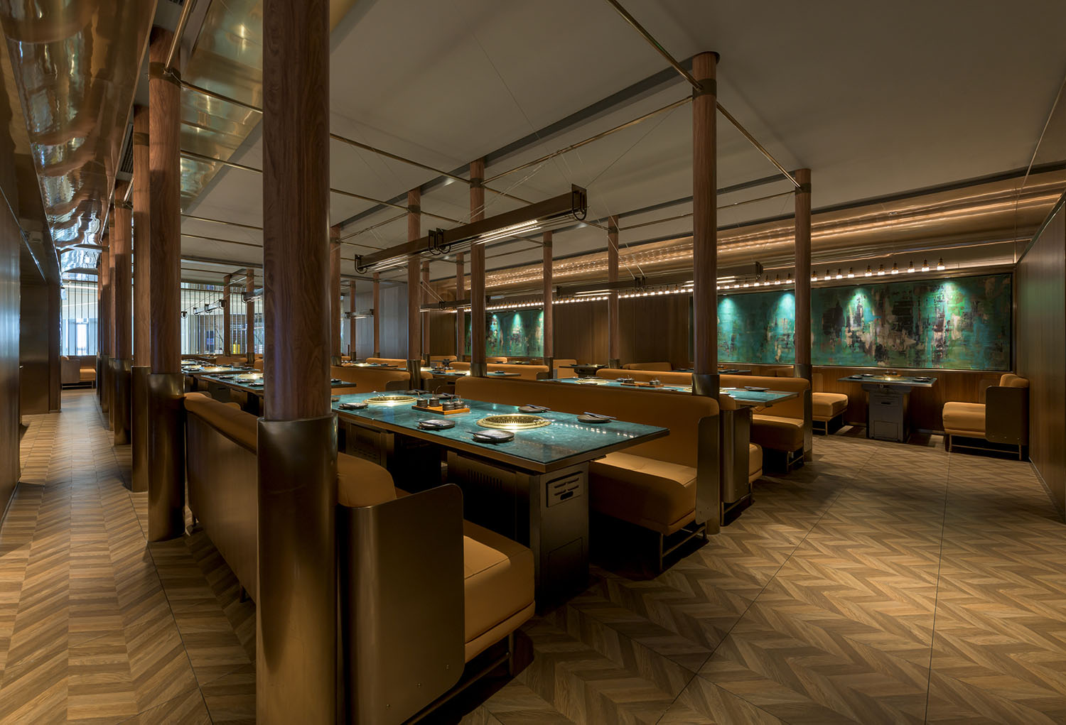 上海YO!NIKU日式燒肉酒吧餐廳,日式燒肉餐廳設計案例,杜茲設計,上海,上海餐廳設計,YO!niku,上海大寧久光,日式燒肉酒吧餐廳,餐廳裝修