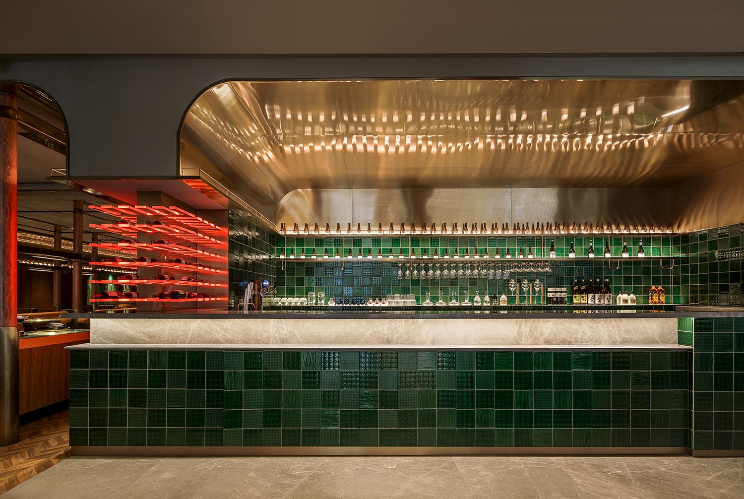 上海YO!NIKU日式燒肉酒吧餐廳,日式燒肉餐廳設計案例,杜茲設計,上海,上海餐廳設計,YO!niku,上海大寧久光,日式燒肉酒吧餐廳,餐廳裝修