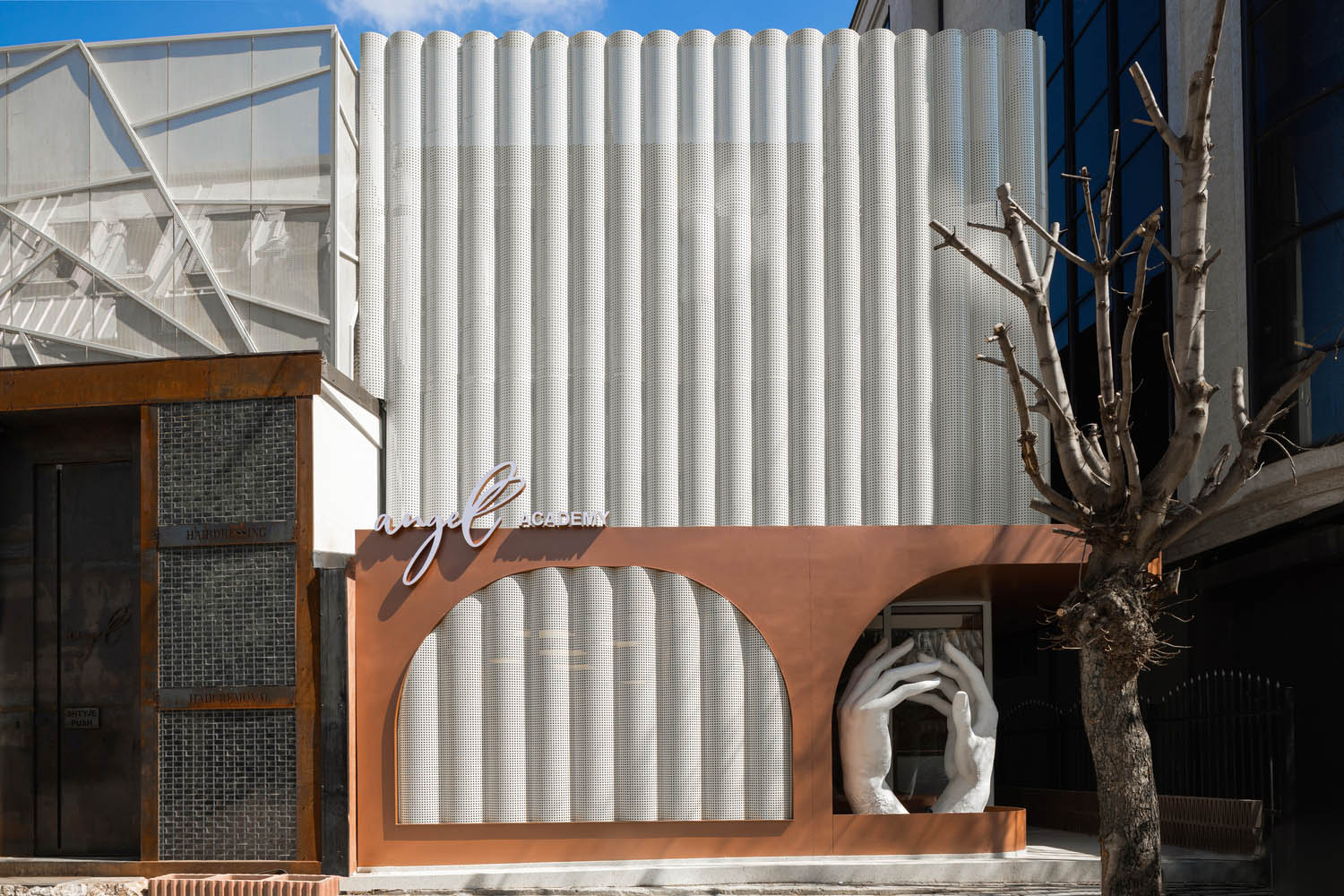 美甲店設計,暖色調,網紅風,養生&美容店設計,美容培訓學校,NOMMA studio,培訓學校,網紅風格美容店,美容店設計案例