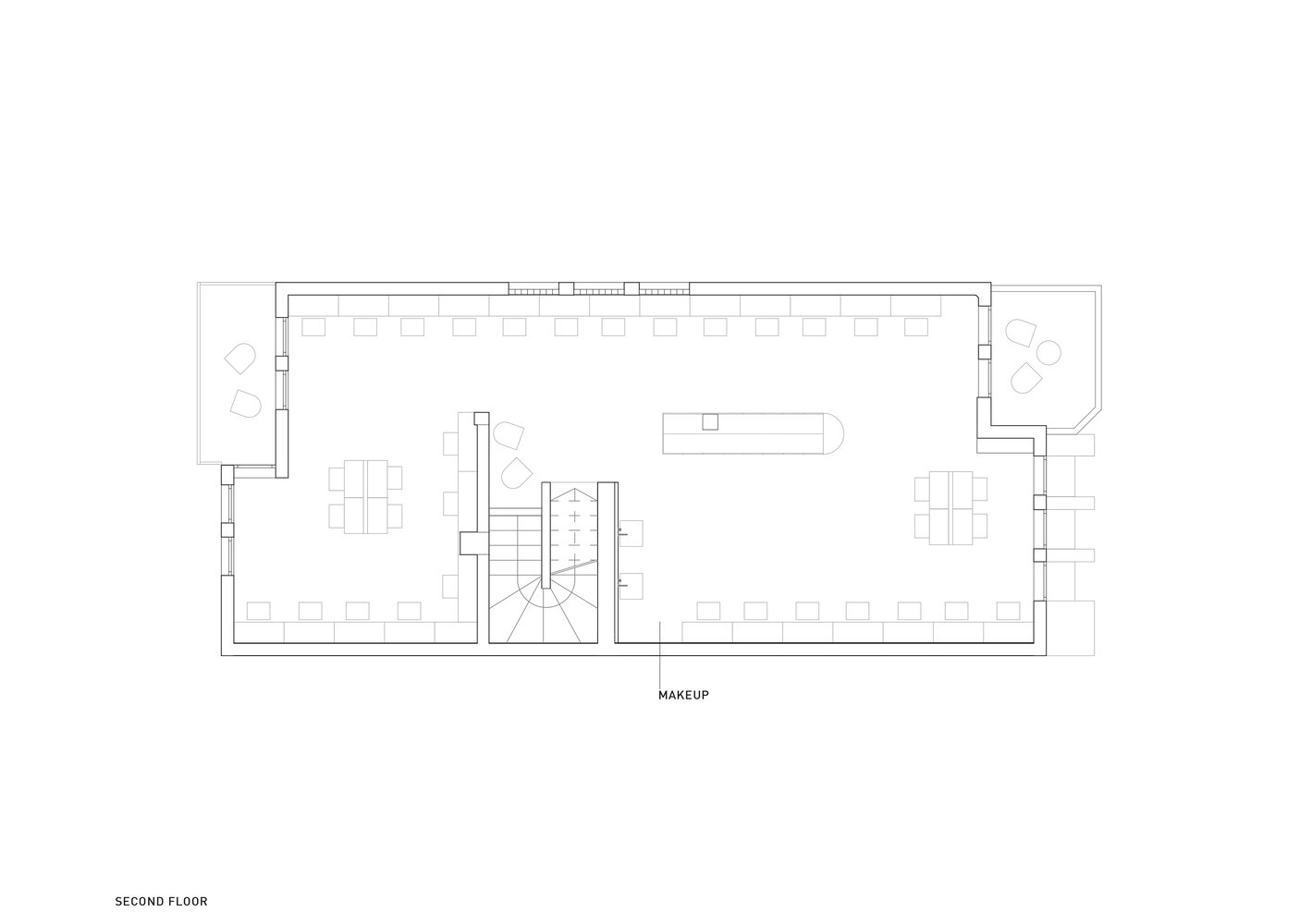 美甲店設計,暖色調,網紅風,養生&美容店設計,美容培訓學校,NOMMA studio,培訓學校,網紅風格美容店,美容店設計案例