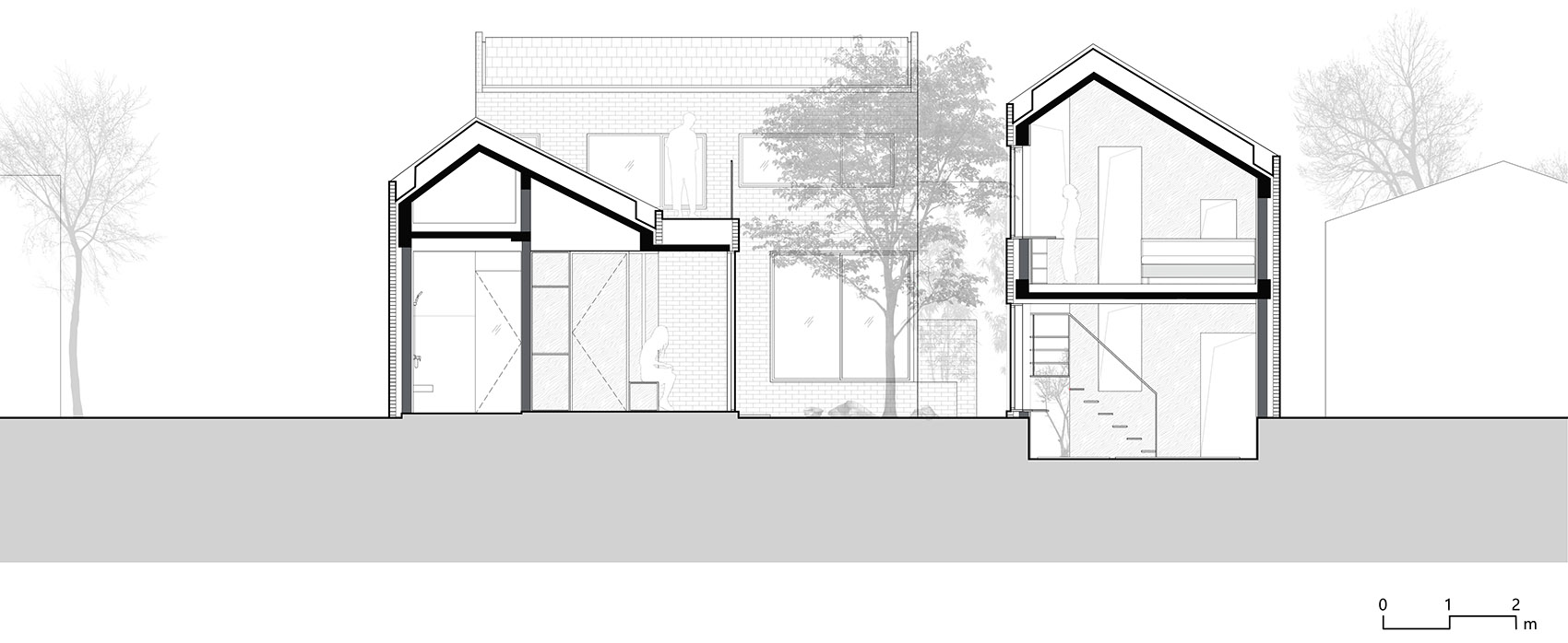 鄉村住宅設計,鄉村別墅設計,住宅設計案例,住宅設計,獨棟住宅設計,北京住宅設計,北京鄉村住宅設計,三代家庭住宅,北京三代家庭住宅,即作建築,MINOR lab