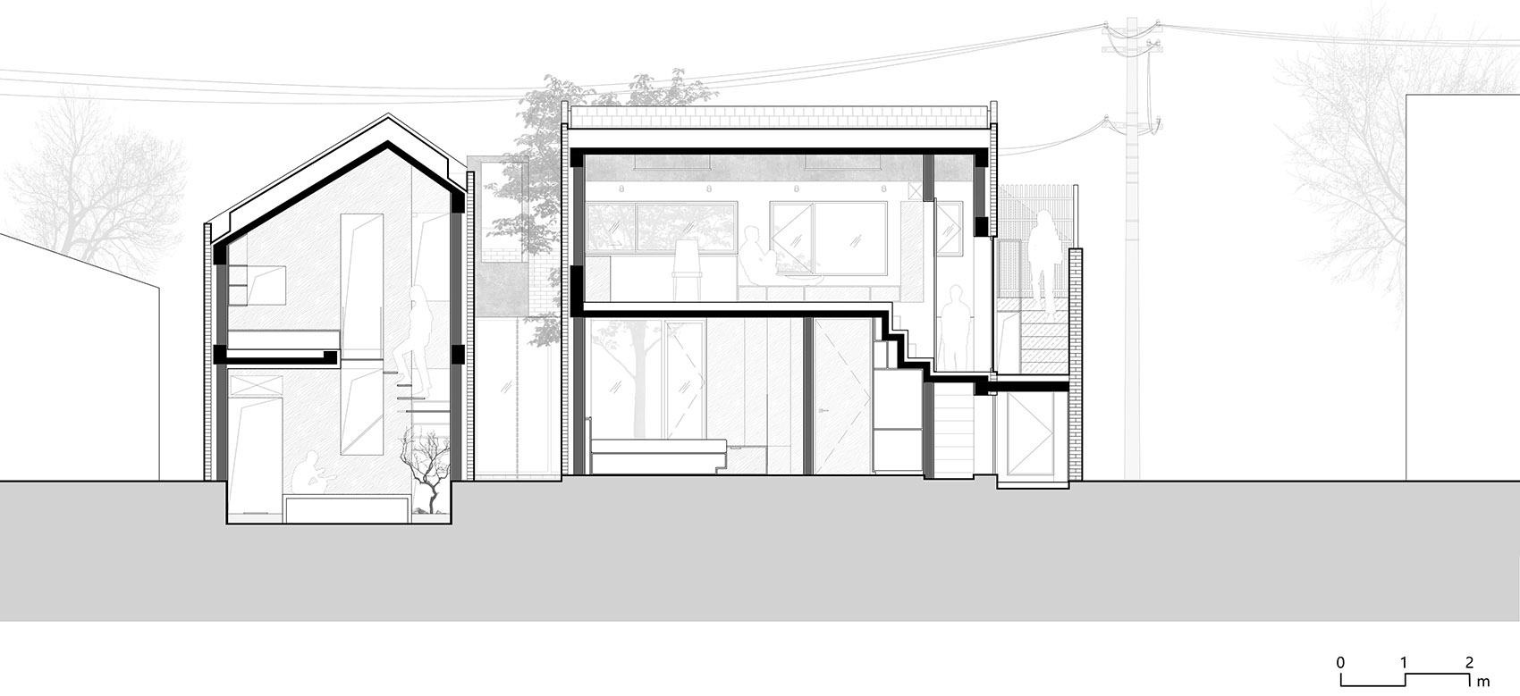 鄉村住宅設計,鄉村別墅設計,住宅設計案例,住宅設計,獨棟住宅設計,北京住宅設計,北京鄉村住宅設計,三代家庭住宅,北京三代家庭住宅,即作建築,MINOR lab