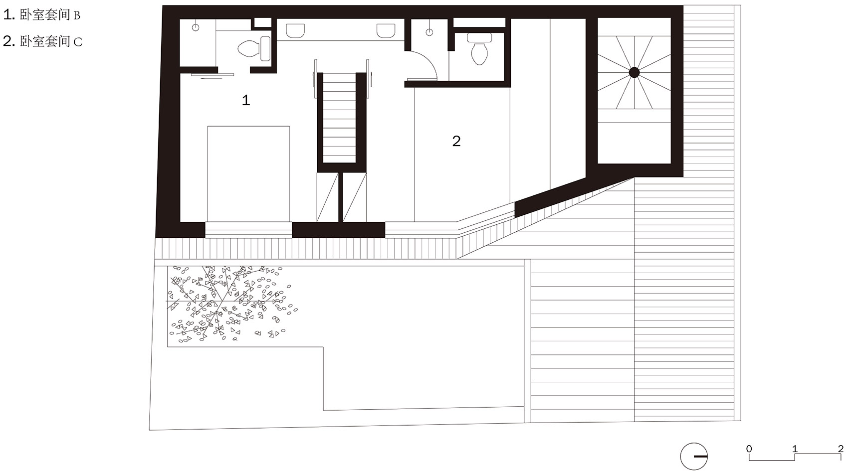 鄉村住宅設計,鄉村別墅設計,住宅設計案例,住宅設計,獨棟住宅設計,北京住宅設計,北京鄉村住宅設計,山雀之家,北京山雀之家,察社辦公室,察社辦公室設計公司