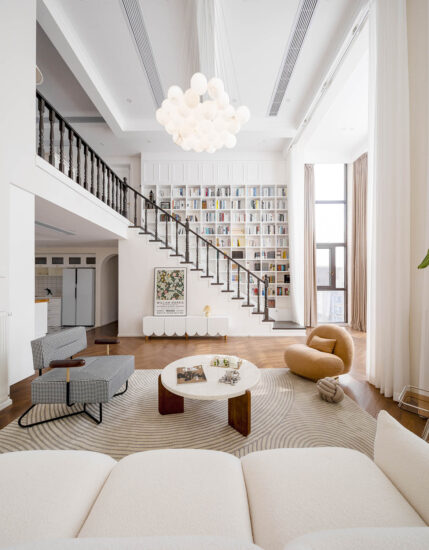 飛墨設計 | 296㎡，合肥輕奢複式住宅