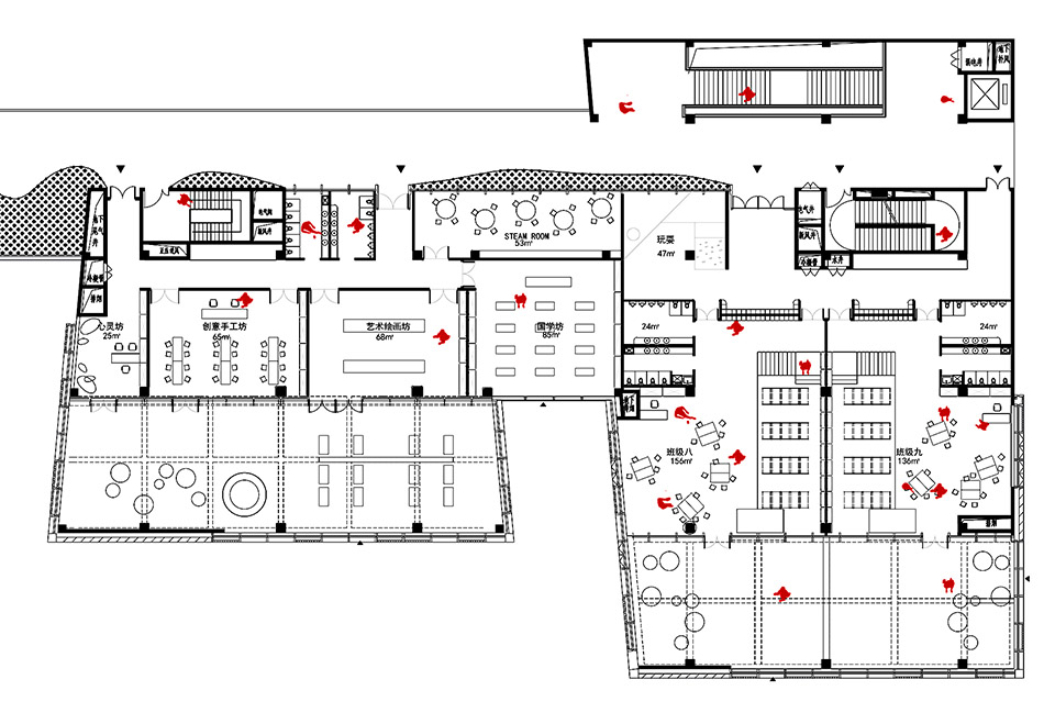 校園設計,幼兒園設計,寧波幼兒園設計,綺朵幼兒園,Kido School,寧波 Kido School,寧波綺朵幼兒園,幼兒園設計作品,REAL建築事務所,REAL,REAL設計