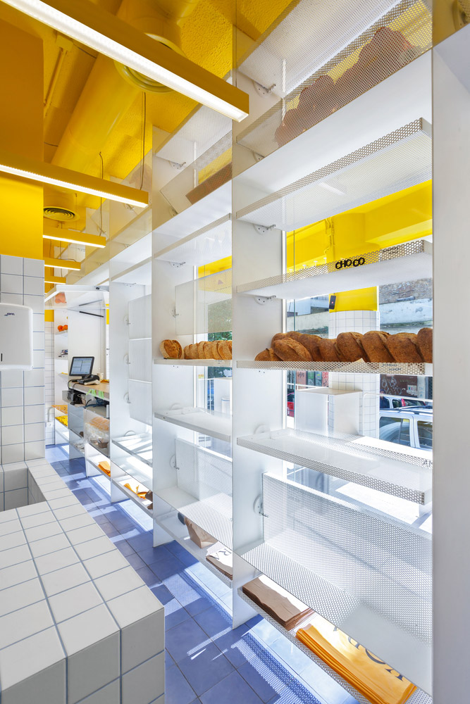 麵包店設計,麵包店設計案例,烘焙店,Kora Bakery,麵包店裝修,麵包坊,雅典,希臘,麵包店設計方案