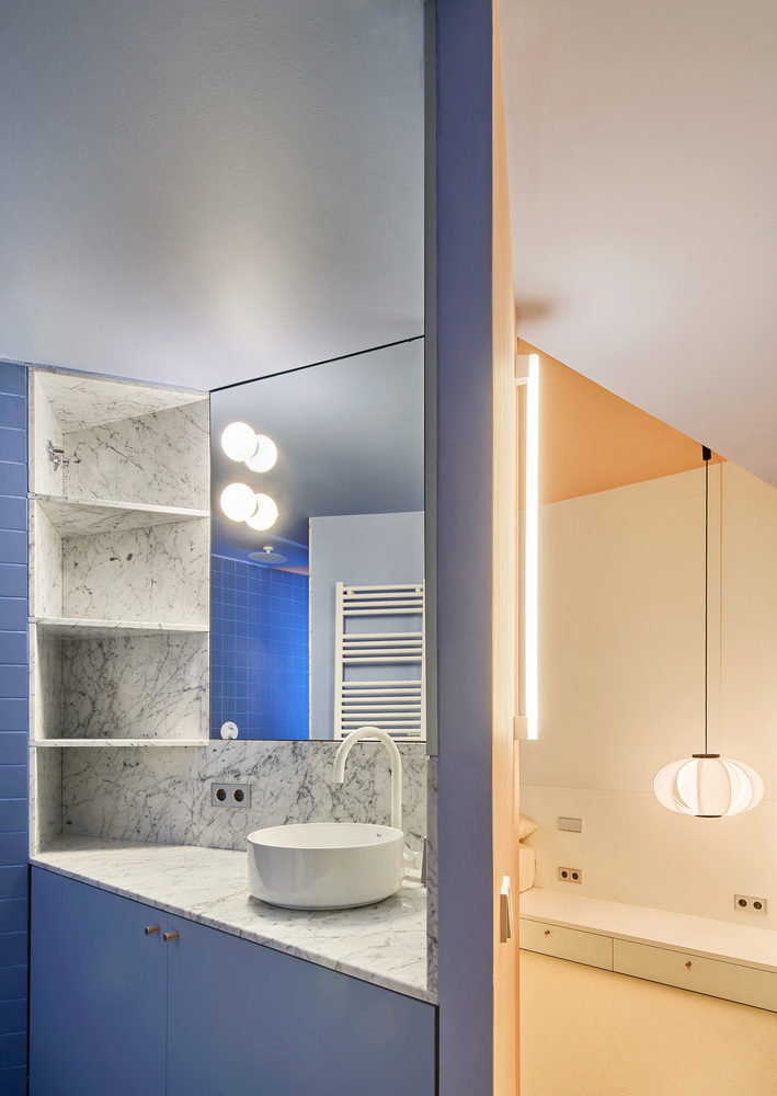 AMOO,小公寓設計案例,47㎡,公寓設計,小公寓翻新,巴塞羅那,公寓改造,最小宅