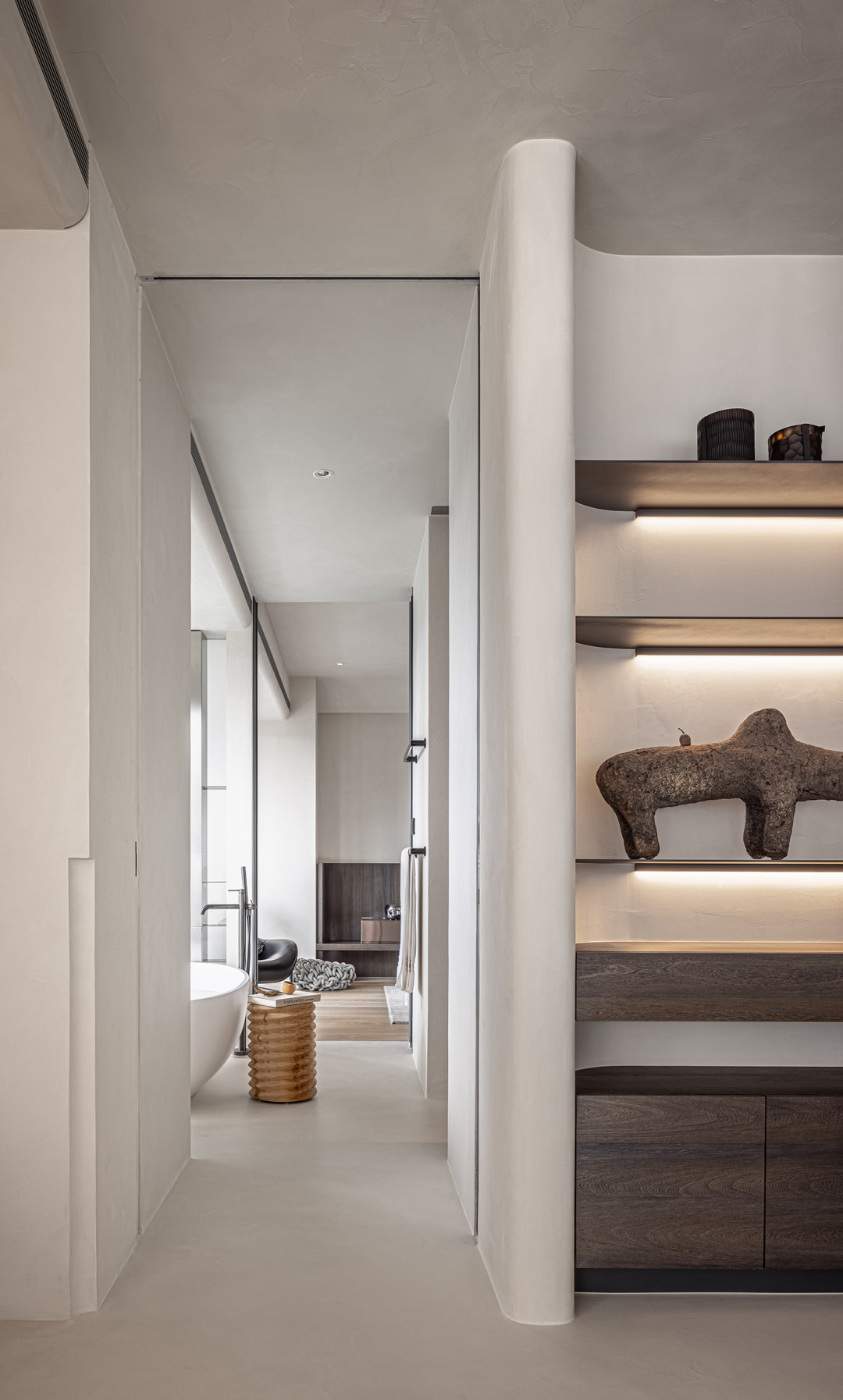 台灣住宅設計,大平層設計,205㎡大平層,205㎡,台灣大平層,大平層設計案例,極簡大平層,台灣設計,近境製作,唐忠漢,唐忠漢設計作品,近境製作設計