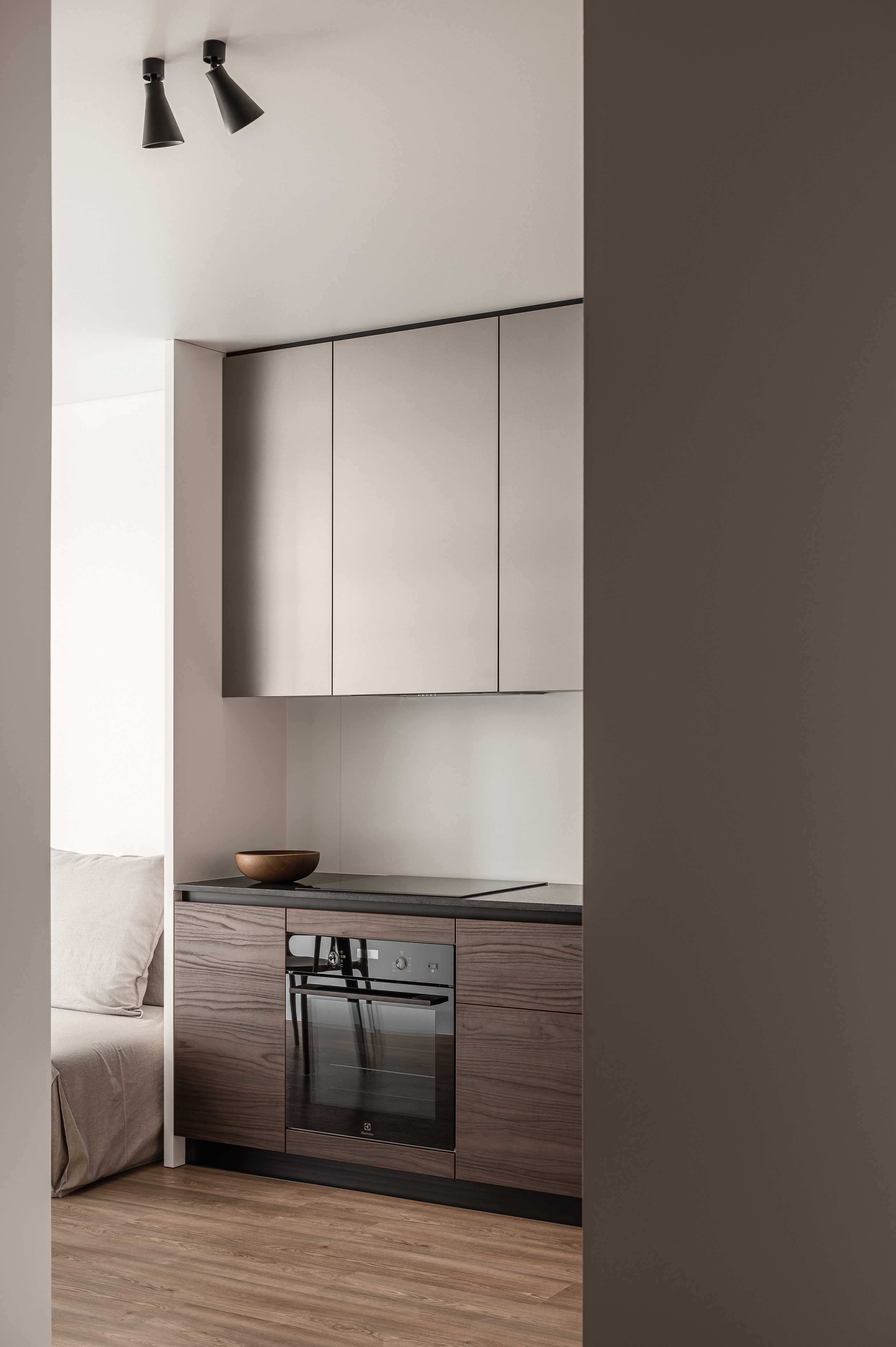 公寓設計,公寓設計案例,ACIID,基輔,38㎡,自然柔和色調公寓設計,時尚公寓,國外小公寓設計案例,公寓裝修