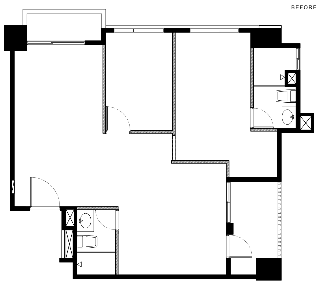 公寓設計,公寓設計案例,新北,Ray Interior Design,65㎡,宸光設計,黑白灰公寓,小公寓設計案例,公寓裝修