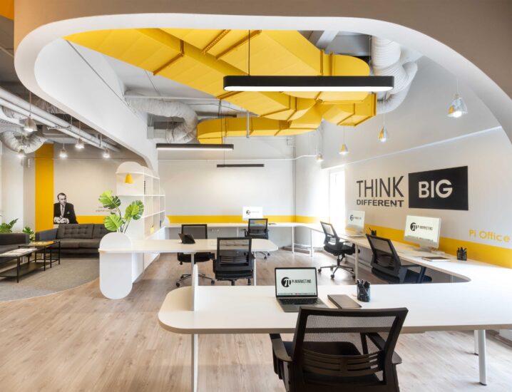 Damla Pinar Celik〡伊斯坦布爾廣告公司Pi辦公室設計