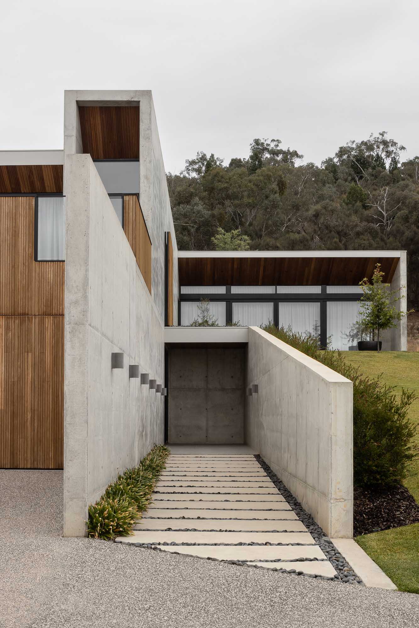 Tecture,別墅設計案例,澳大利亞,庭院別墅,鄉村別墅,國外別墅設計,別墅設計方案,野獸派風格,別墅裝修,別墅建築設計,清水混凝土